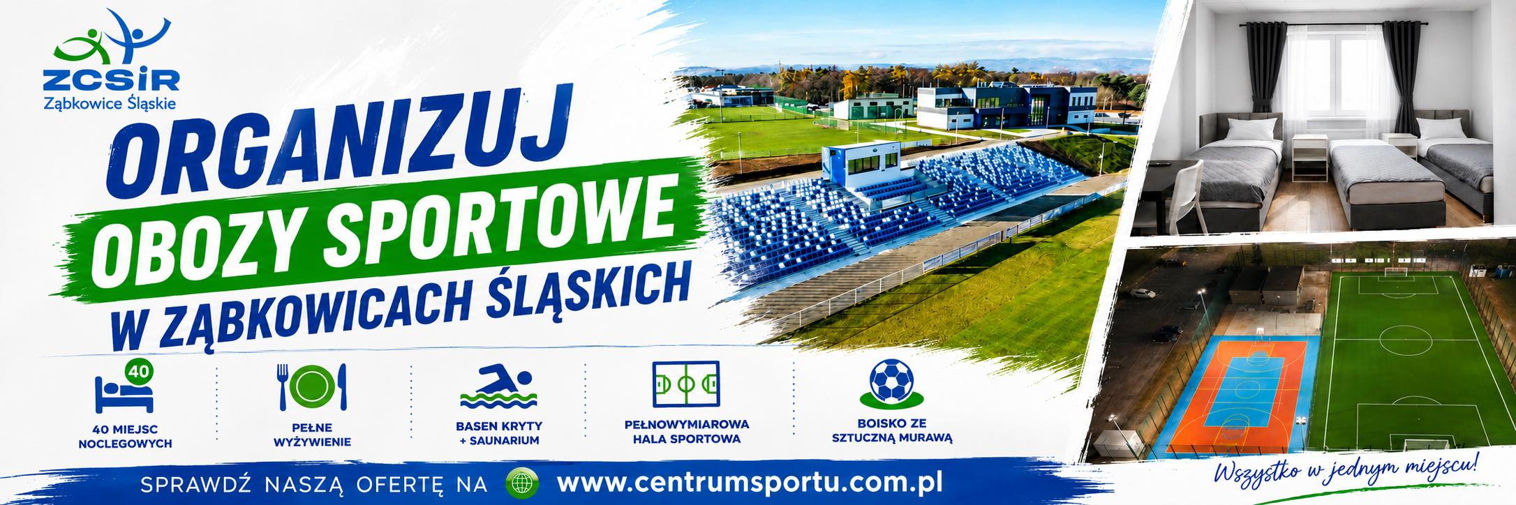 obozy sportowe baner slide