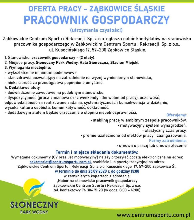 pracownik gospodarczy